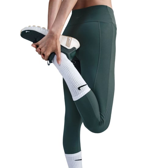 Women's Nike W Nk Df 1 Hr 7 in Vintage Green/B - Image 5