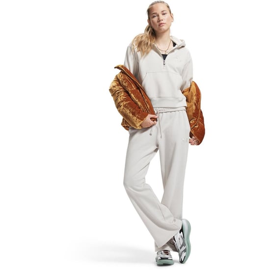 Women's Under Armour Icon Vida Fleece Tracksuit Bottoms in White - Image 6