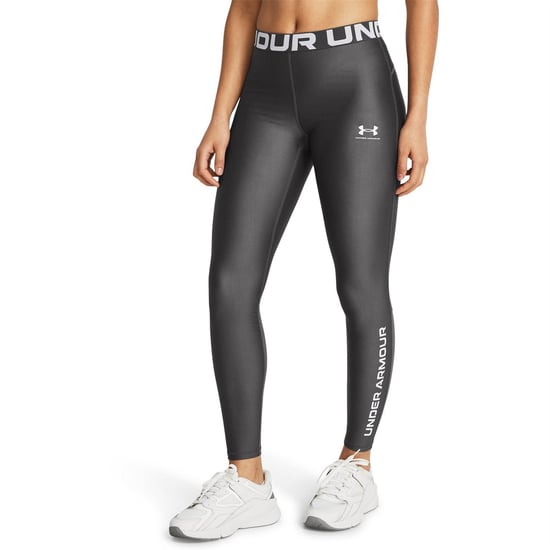 Women's Under Armour JD HG Mesh Leg in Gray - Image 3