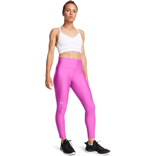Women's Under Armour No Slip Waistband Ankle Leggings in Purple - Image 6
