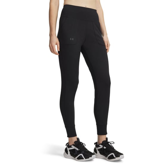 Women's Under Armour Armour Motion Jogger Tracksuit Bottom in Black - Image 3