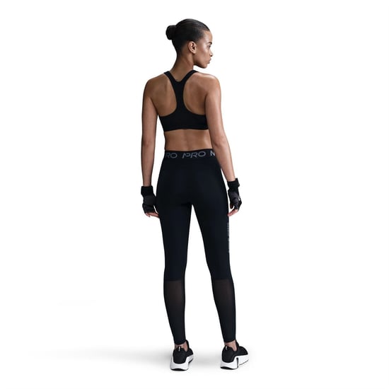 Women's Nike W NP DF MR TIGH in Black/Cool Grey - Image 4