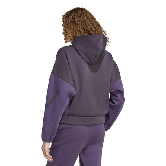Women's adidas W Z.N.E. Fz C in Aurora Black - Image 3