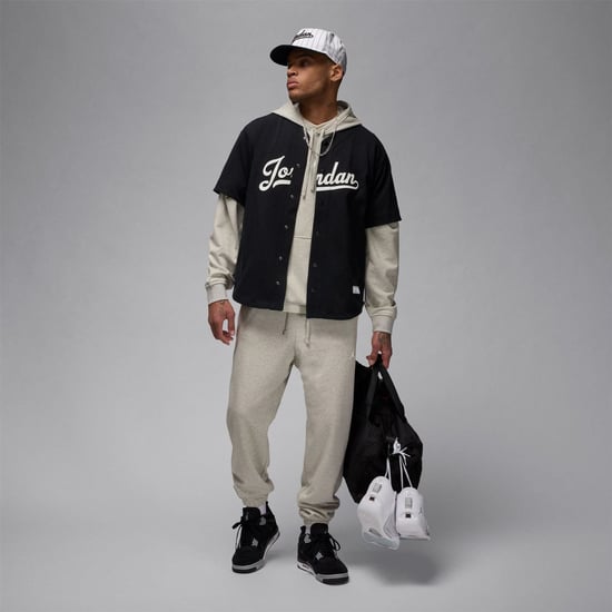 Men's Nike M J Df Sprt Csv in Grey Heather/Wh - Image 6