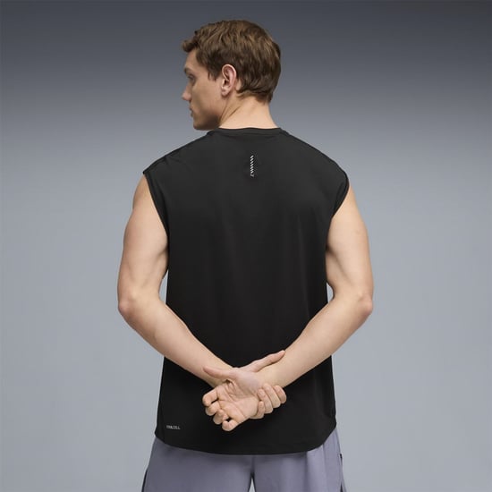 Men's Puma Run Coolcell Performance Gym Vest in Puma Black - Image 4