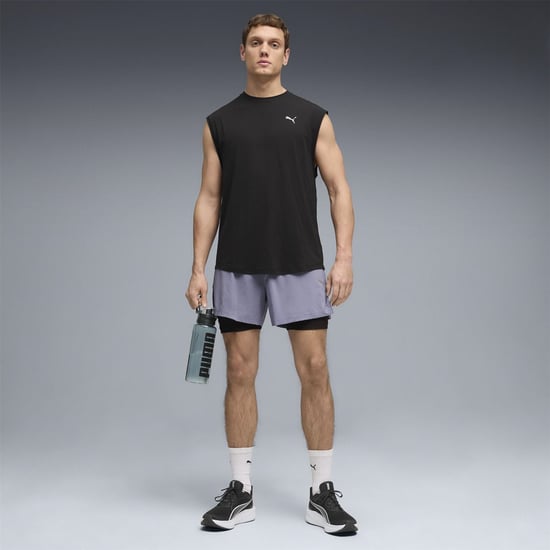 Men's Puma Run Coolcell Performance Gym Vest in Puma Black - Image 5