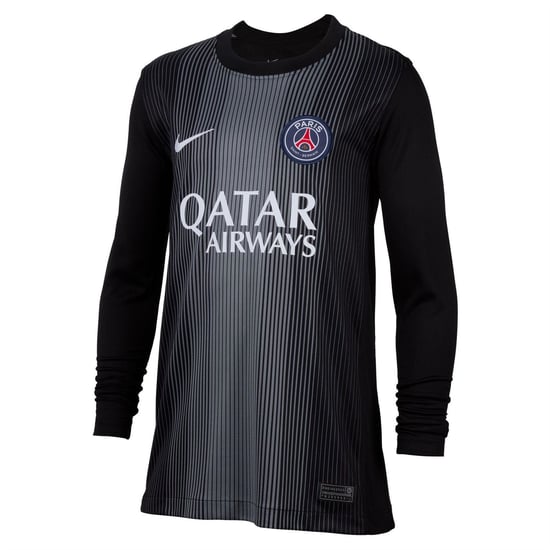 Boys Nike Psg Y Nk Df Sta Jn99 in Black/Smoke Gre - Image 1