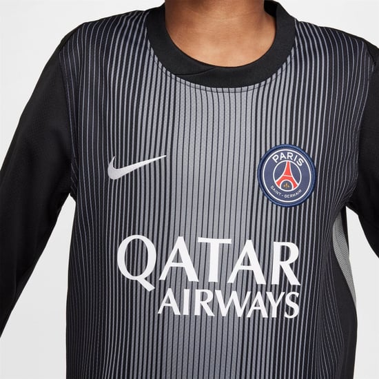 Boys Nike Psg Y Nk Df Sta Jn99 in Black/Smoke Gre - Image 6