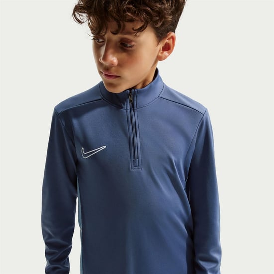 Boys Nike Drill Top Juniors in Diffused Blue - Image 1