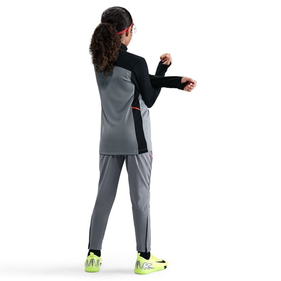 Boys Nike Drill Top Juniors in Grey/Black - Image 3