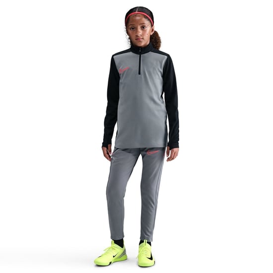 Boys Nike Drill Top Juniors in Grey/Black - Image 4