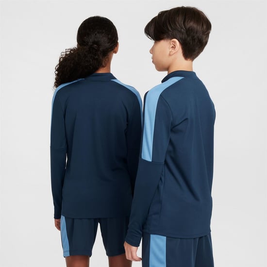 Boys Nike Drill Top Juniors in Navy/White - Image 5