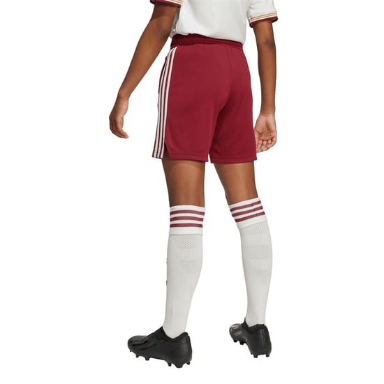 Boys adidas Third Shorts 2025 2026 Juniors in Red/White - Image 4
