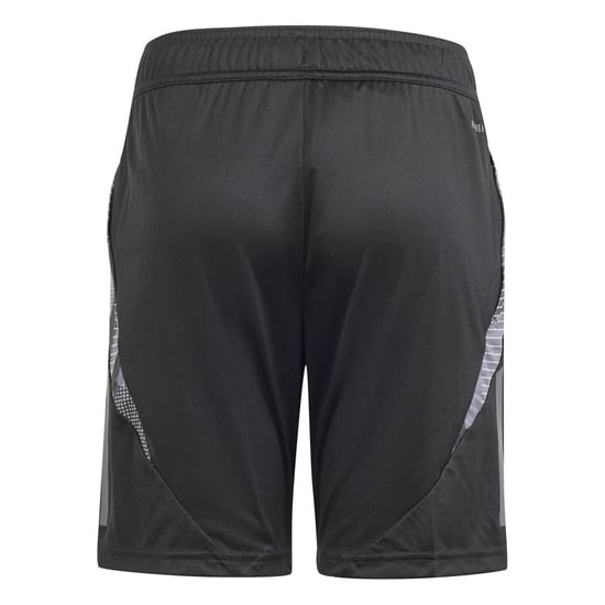 Boys adidas Tiro24 C Trousershoy Football Short Unisex Kids in Black/Dark Grey - Image 2