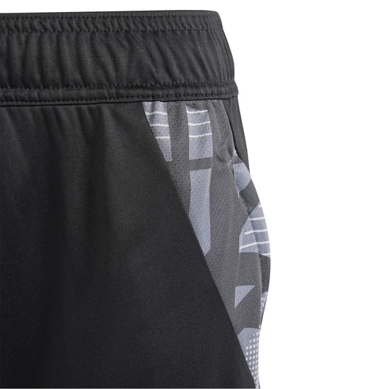 Boys adidas Tiro24 C Trousershoy Football Short Unisex Kids in Black/Dark Grey - Image 5