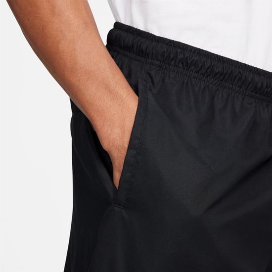 Men's Nike Woven Club Tracksuit Shorts in Black/White - Image 4