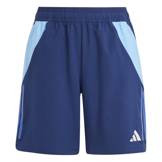 Boys adidas Tiro24 C Dtshoy Football Short Unisex Kids in Navy Blue - Image 1