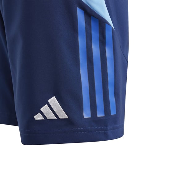 Boys adidas Tiro24 C Dtshoy Football Short Unisex Kids in Navy Blue - Image 3