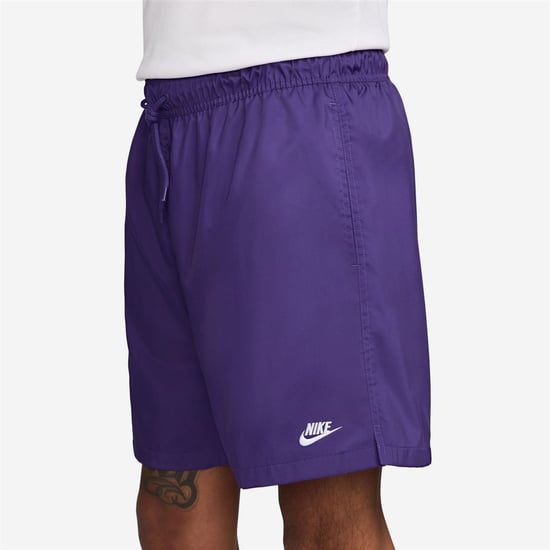 Men's Nike Club Flow Woven Tracksuit Shorts in Wild Grape - Image 3