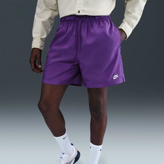 Men's Nike Club Flow Woven Tracksuit Shorts in Wild Grape - Image 5