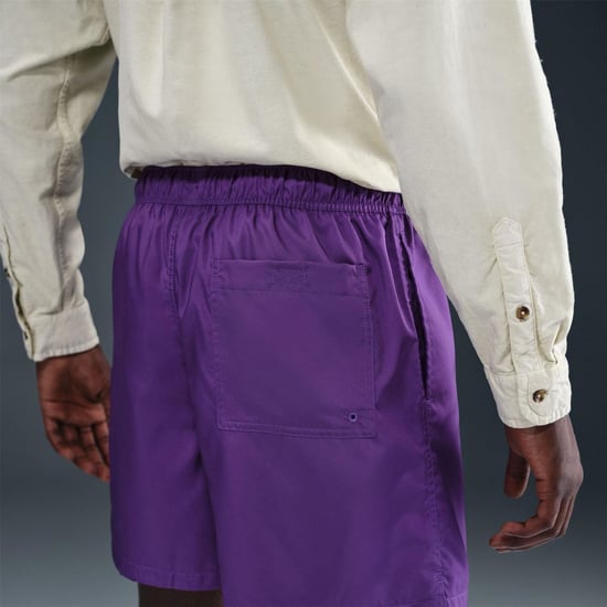 Men's Nike Club Flow Woven Tracksuit Shorts in Wild Grape - Image 6