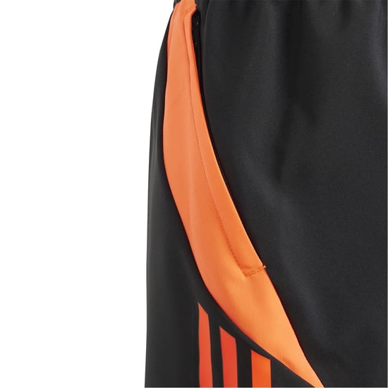 Boys adidas Tiro24 C Dtshoy Football Short Unisex Kids in Black/Solar Red - Image 5