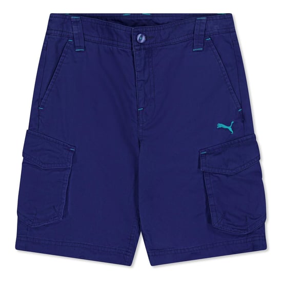 Boys Puma Beach Walkshorts Juniors in Blue - Image 1