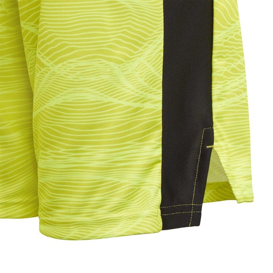 Boys adidas Con Goal Keeper Athletic Shorts in Acid Yellow - Image 5