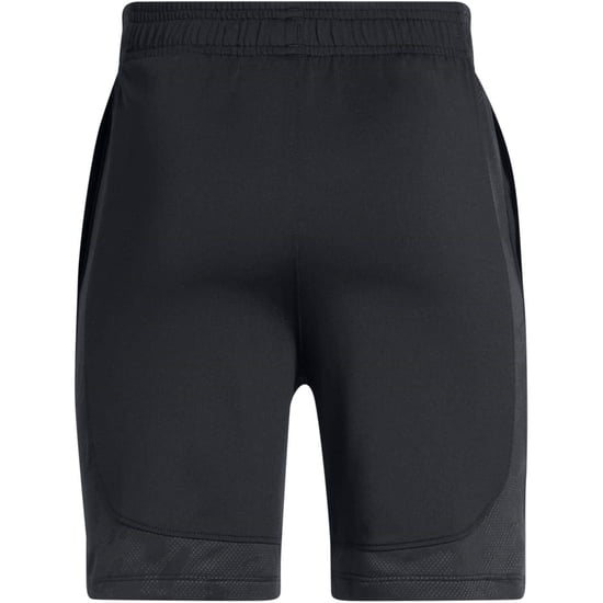 Boys Under Armour Tech Vent Jacquard Performance Gym Shorts in Blk/Wht - Image 2