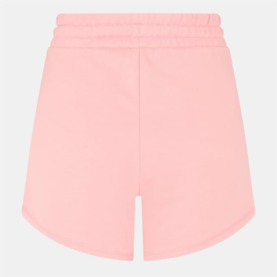Women's Puma High Waist Woven Tracksuit Shorts in Pink Fruit - Image 2