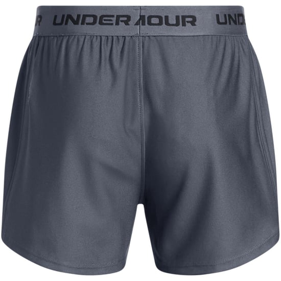 Girls Under Armour Play Up Shorts Girls in Downpour Gray - Image 2