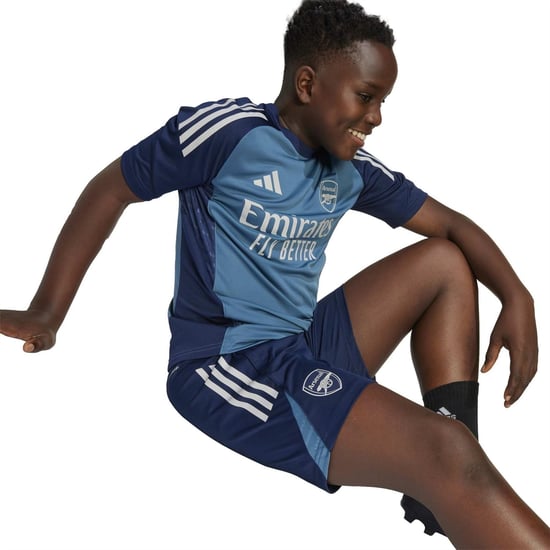 Boys adidas AFC Tr Sho Y in Nindig/Blablu - Image 6