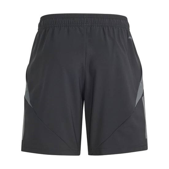 Boys adidas Tiro24 C Dtshoy Football Short Unisex Kids in Black/Dark Grey - Image 2