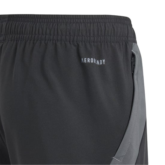 Boys adidas Tiro24 C Dtshoy Football Short Unisex Kids in Black/Dark Grey - Image 3