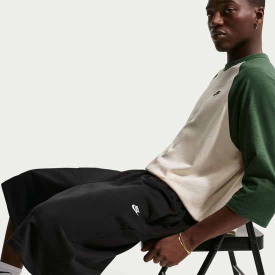 Men's Nike M Nk Clb Ft Os in Black/Black/Whi - Image 3