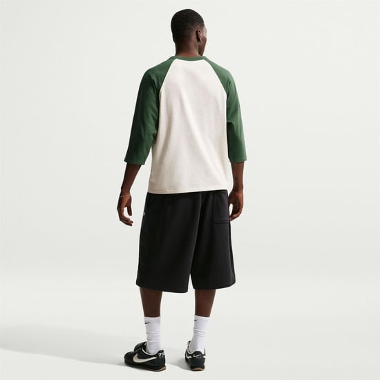 Men's Nike M Nk Clb Ft Os in Black/Black/Whi - Image 5