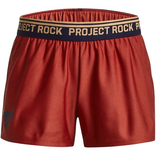 Girls Under Armour Stone 3 Pocket Chino Shorts in Red - Image 1