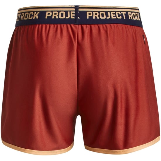 Girls Under Armour Stone 3 Pocket Chino Shorts in Red - Image 2
