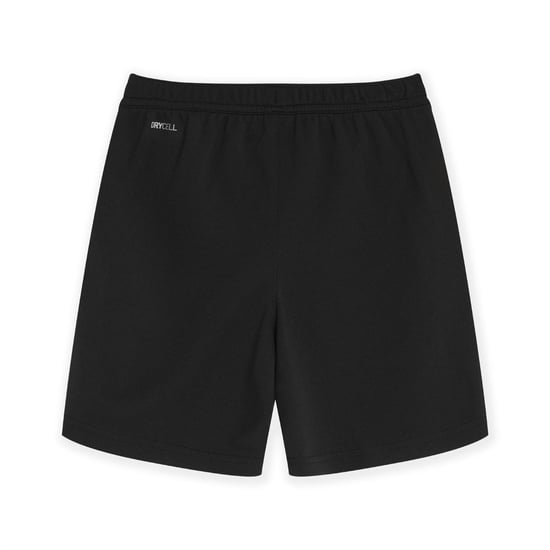 Boys Puma Finesse Performance Training Shorts Junior in Black/Yellow - Image 2