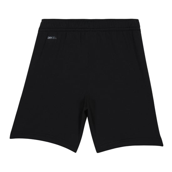 Boys Puma Finesse Performance Training Shorts Junior in Black/Yellow - Image 3