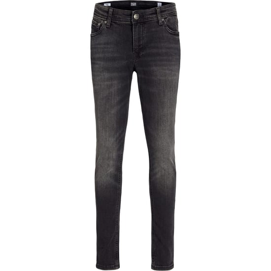 Boys Jack and Jones Five Pocket Skinny Jeans in Black Denim - Image 6