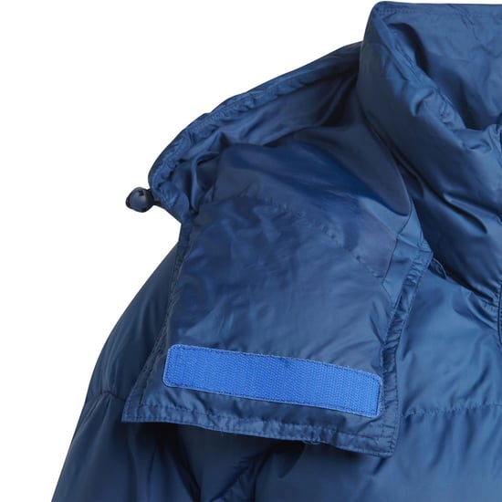 Women's adidas Asmc Long Puffa Performance Training Jacket in Mystery Blue - Image 5