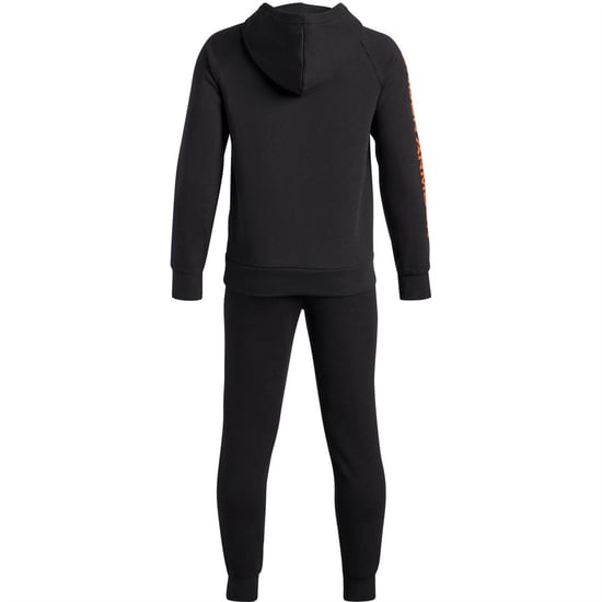Boys Under Armour Rival Fleece Suit Tracksuit Boys in Black - Image 2