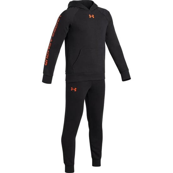 Boys Under Armour Rival Fleece Suit Tracksuit Boys in Black - Image 3