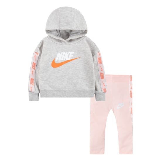 Girls Nike Hooded Long Sleeve Sweatshirt Legging Suit in Atmosphere - Image 1