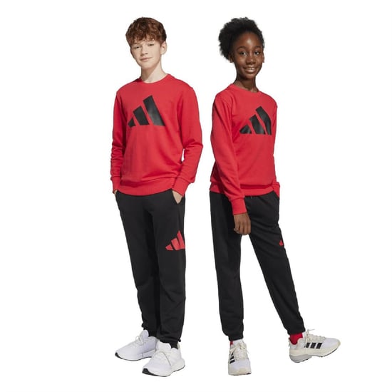 Boys adidas Juniors Essentials Joggers Set in pure ruby - Image 2