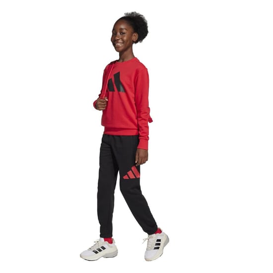 Boys adidas Juniors Essentials Joggers Set in pure ruby - Image 6