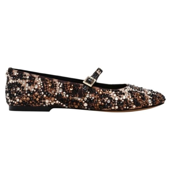 Steve Madden Womens/Ladies Brissa Leopard Print Ballet Flats (Leopard) - Image 1
