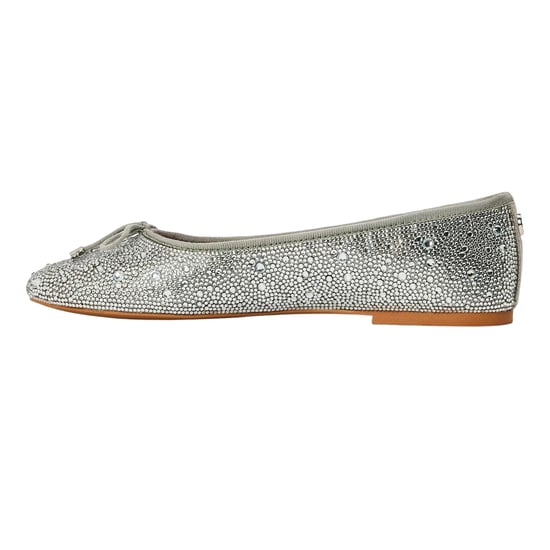 Steve Madden Womens/Ladies Blossoms Metallic Ballet Flats (Silver) - Image 3