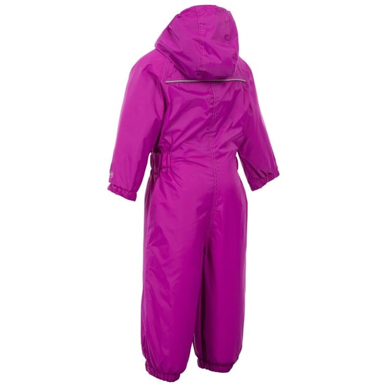 Boys Trespass Kids Dripdrop Waterproof Jacket in Purple Orchid - Image 2